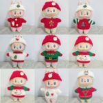 New Christmas 1st, 2nd, and 3rd generation Labubu doll clothes, toy clothes, knitted sweaters　