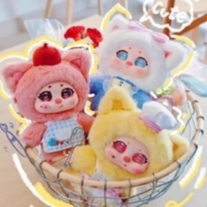 Cute Pig Girl Plush Handmade Toy Blind Box Trendy Play Hole Hole Eye